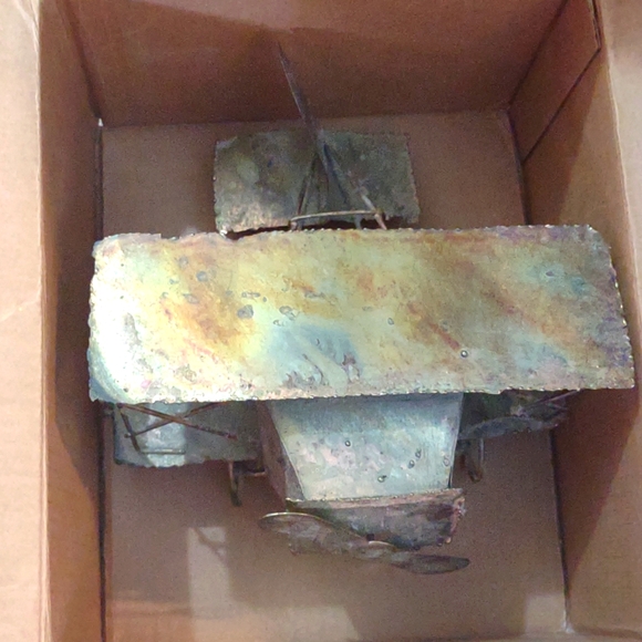 Vintage brass airplane musical - Picture 2 of 10